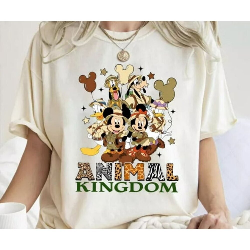 Disney Safari Animal Kingdom Mickey And Friends Unisex Shirt 05